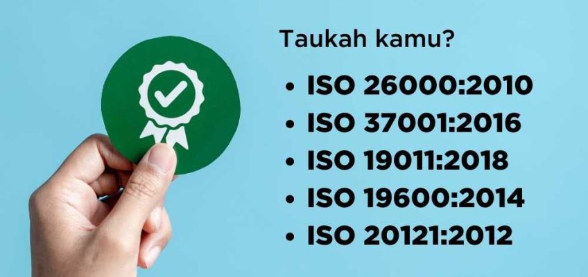5 Jenis Standar ISO yang Banyak Orang Tidak Tahu