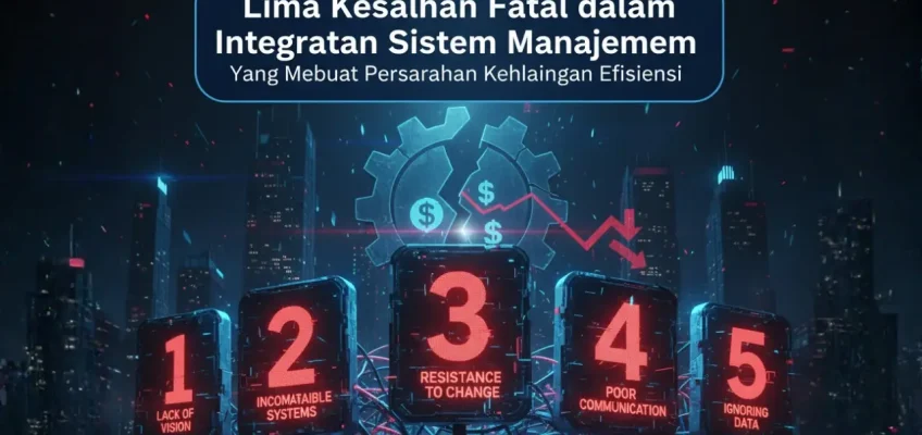 Lima Kesalahan Fatal dalam Integrasi Sistem Manajemen yang Membuat Perusahaan Kehilangan Efisiensi