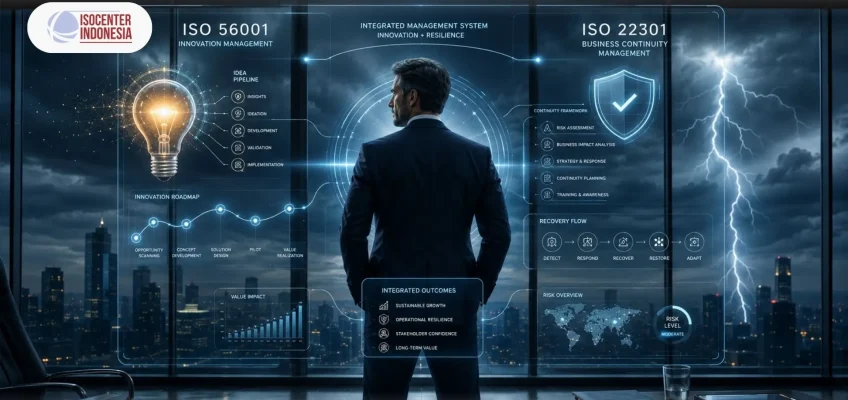Perbandingan klausul ISO 56001 manajemen inovasi dan ISO 22301 kontinuitas bisnis
