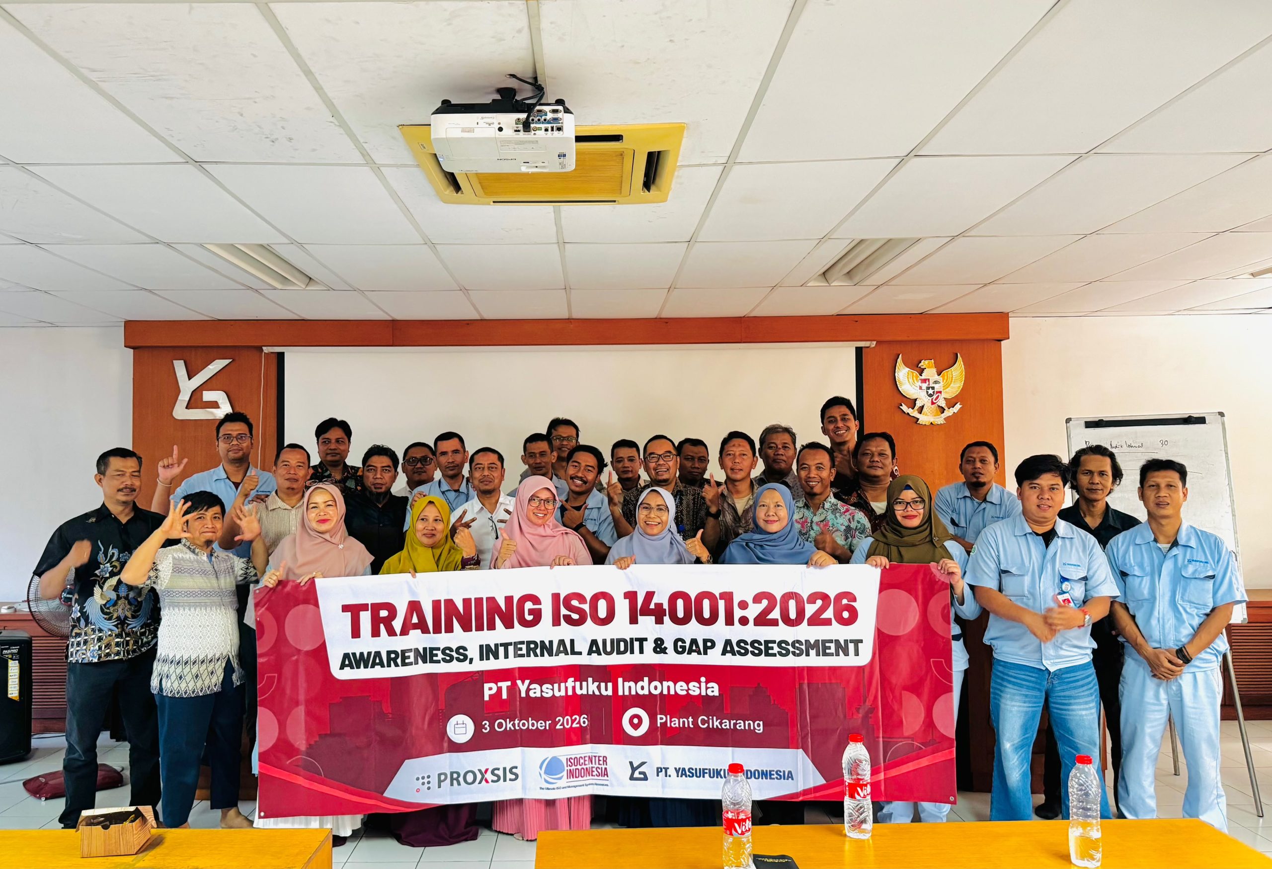 Foto peserta workshop ISO 14001:2026 di PT Yasufuku Indonesia, 3 Oktober 2026